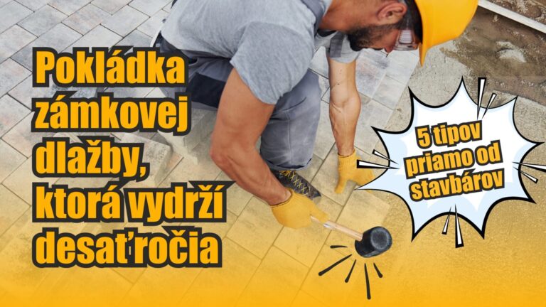 Pokládka zámkovej dlažby